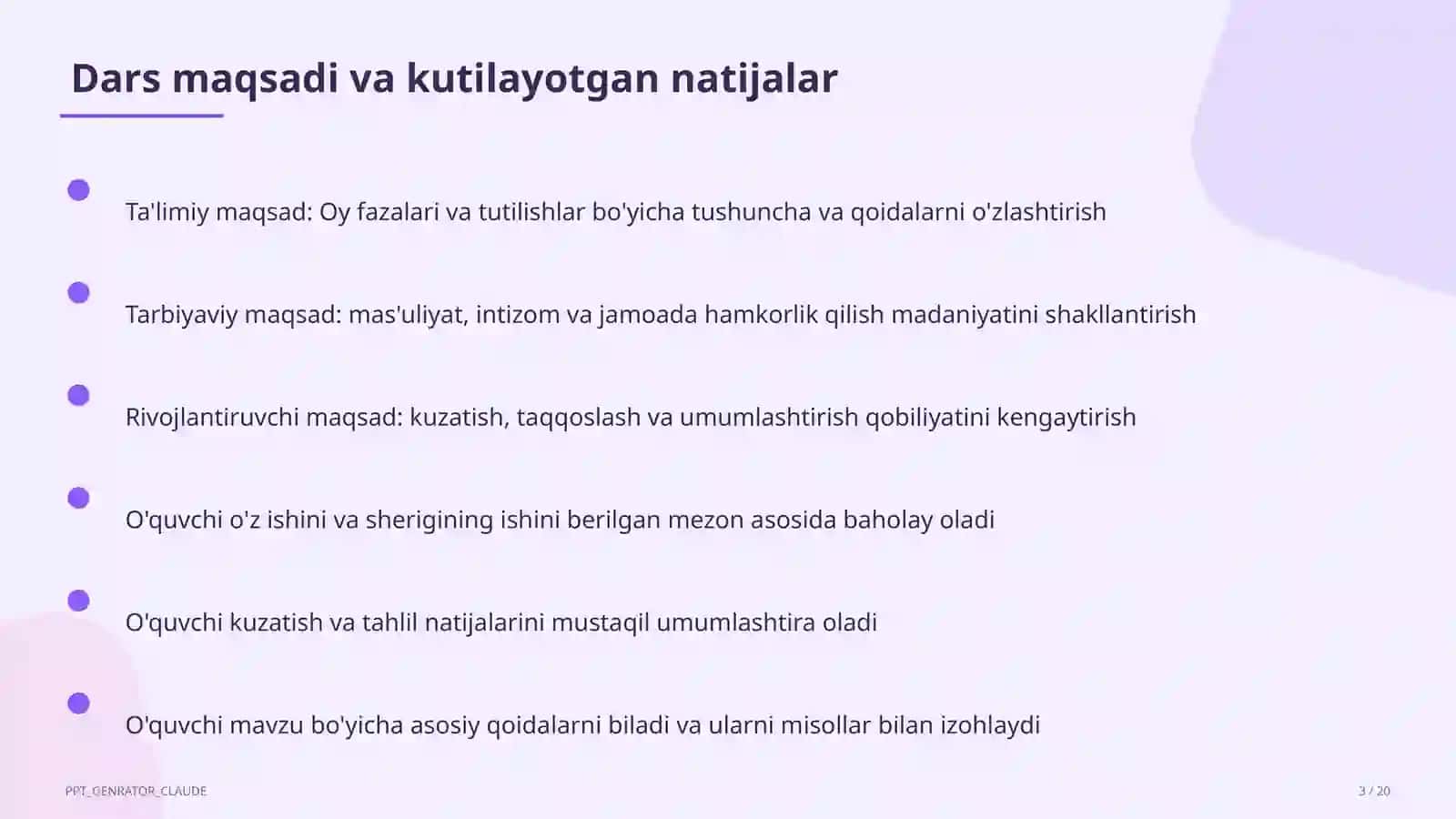 Oy fazalari va tutilishlar (9-sinf) 3