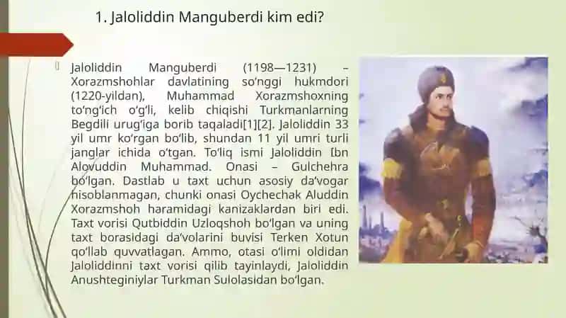 Jaloliddin Manguberdi - Soʻnggi Xorazmshoh 3