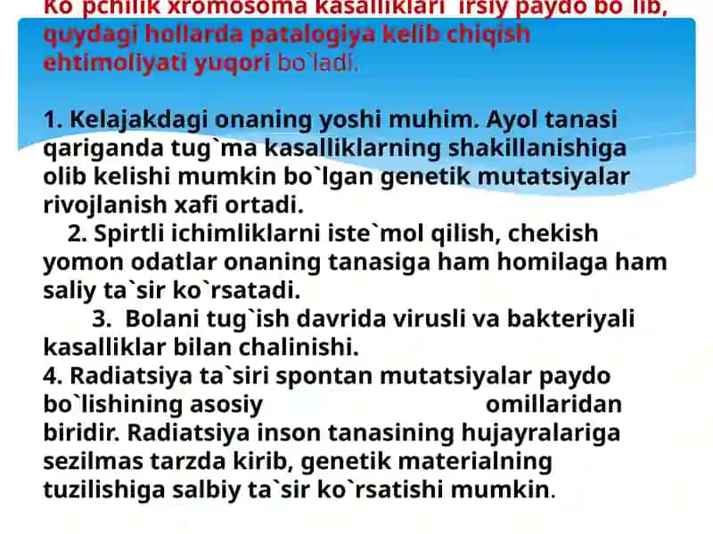 XROMOSOMAKASALLIKLARI 3
