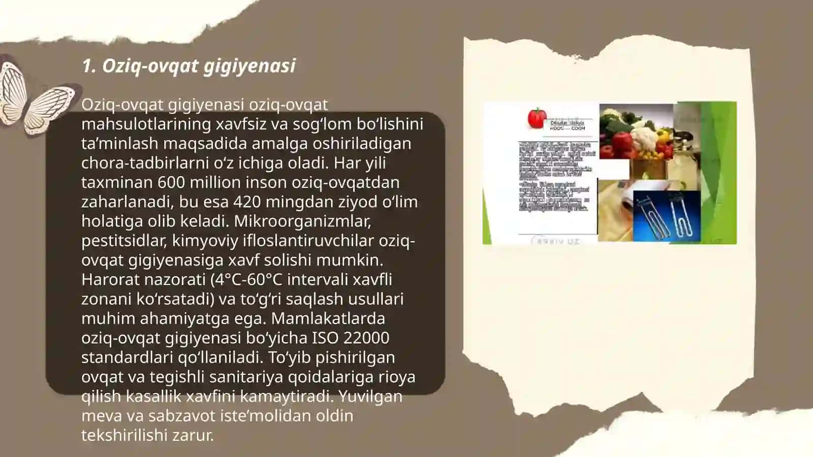 Oziq-ovqat gigiyenasi 3