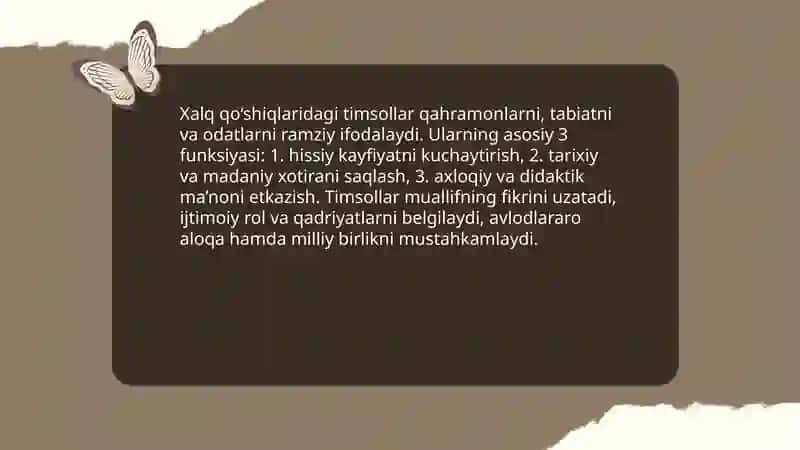 Xalq qo‘s lardagi timsollar 3