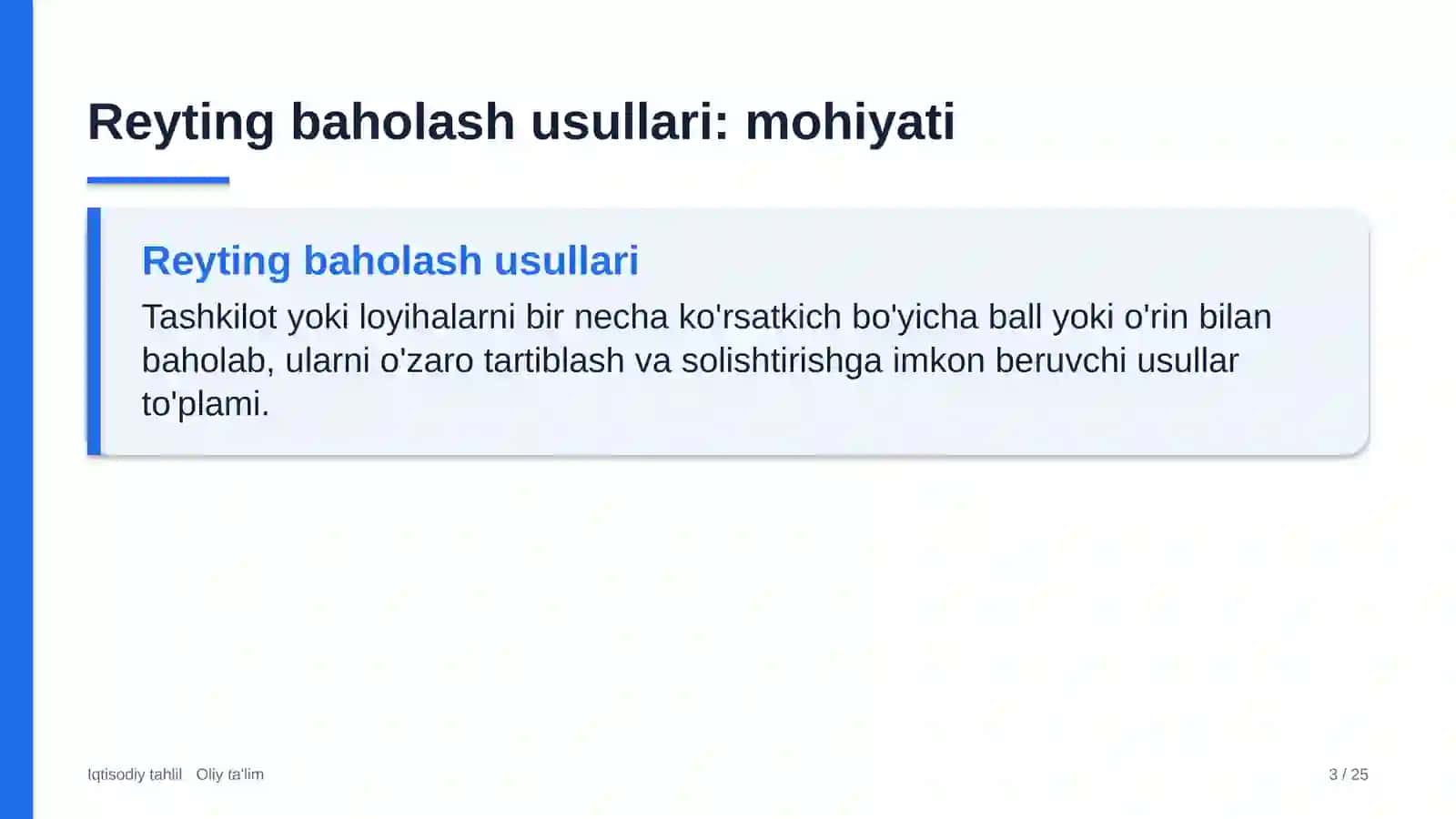 buyumlar interneti sohasida reyting baholash usullari 8673 3