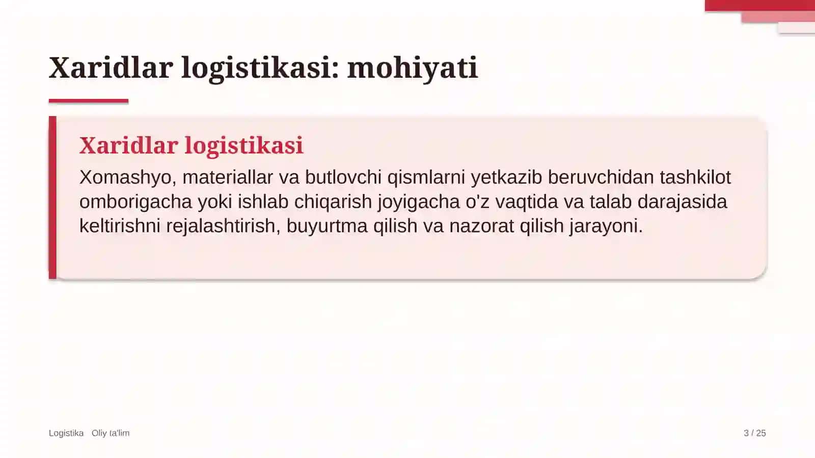 energetika ta'mirlash korxonalarida xaridlar logistikasi 4915 3