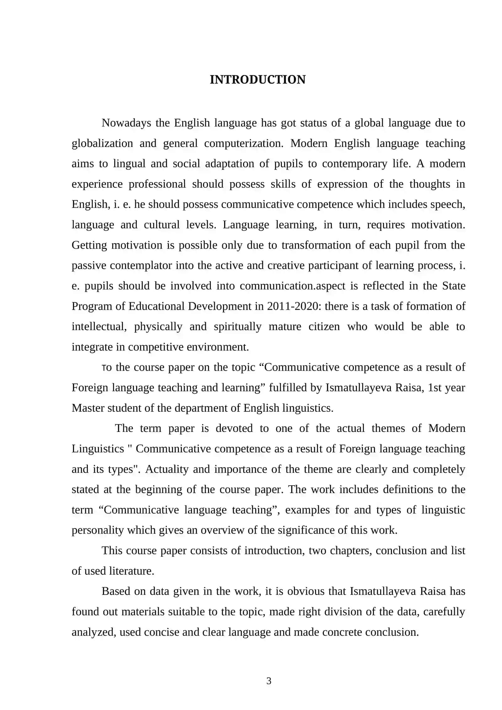 Communicative language competence 3