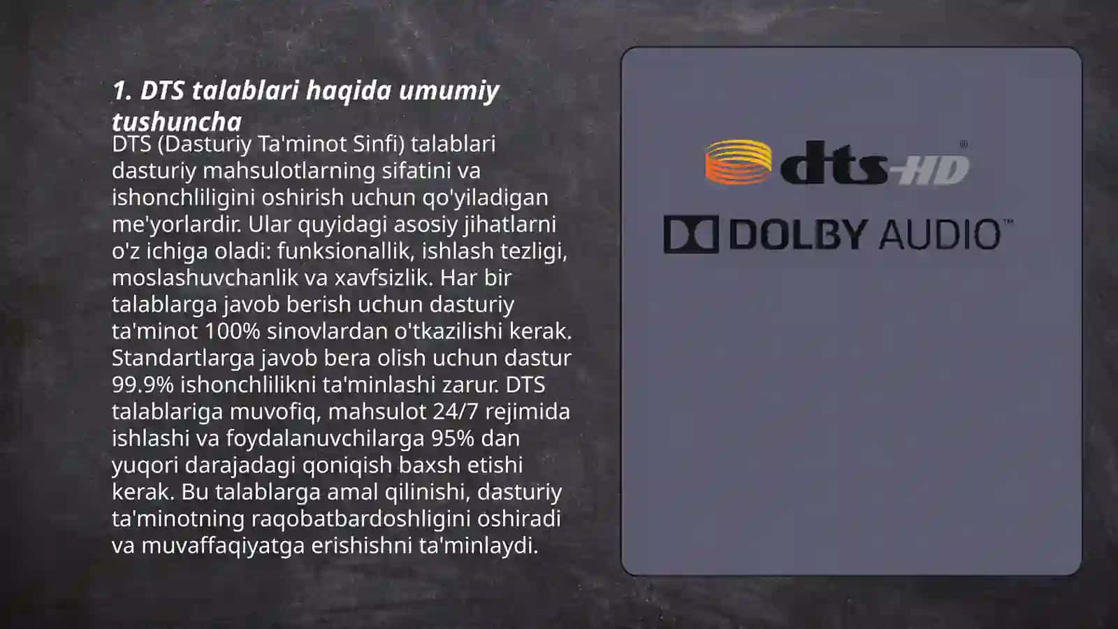 DTS talablari 3