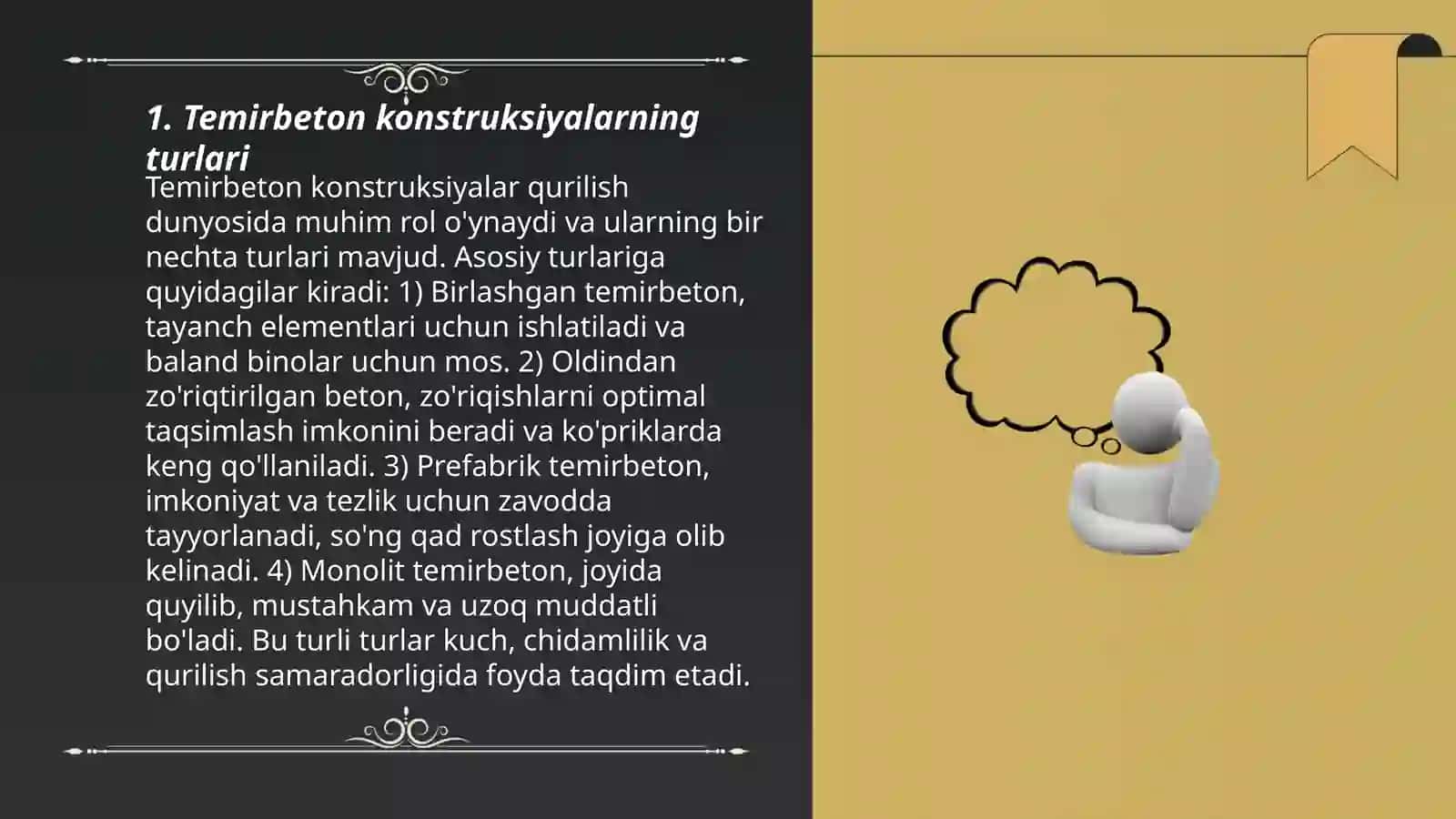 Temirbeton konstruksiyalar va ularni yoʻl qurilishida ishlatilishi 3