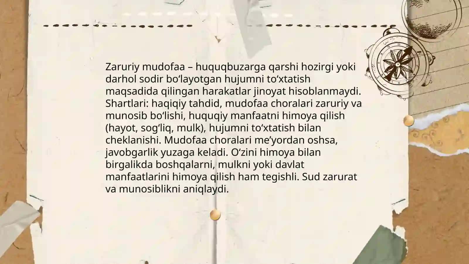 Zaruriy mudofaa 3