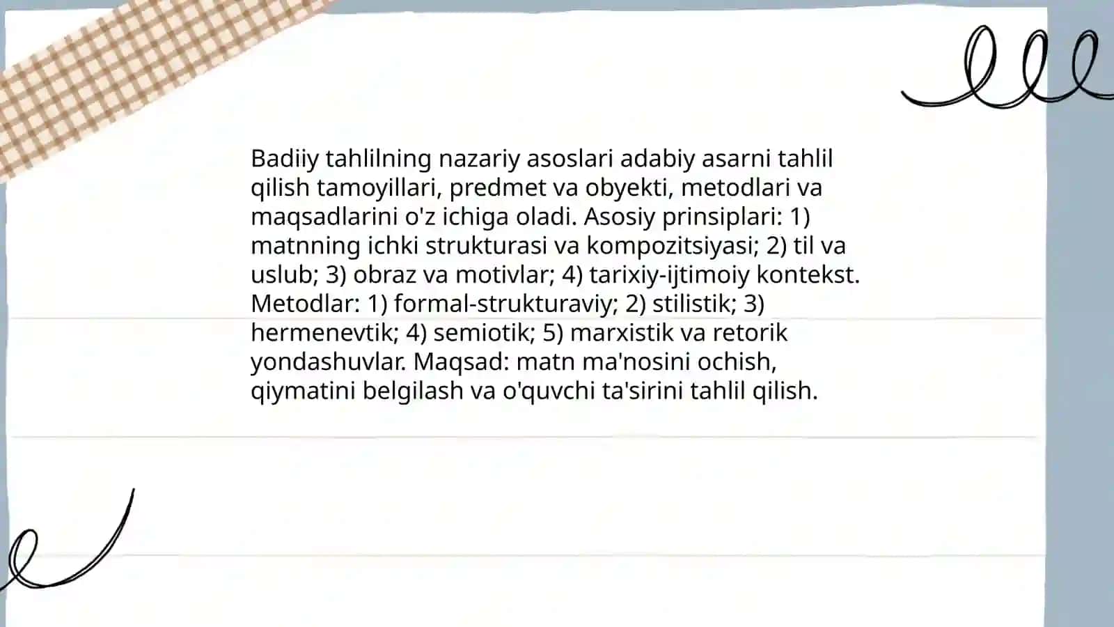 Badiiy tahlil asoslari 3