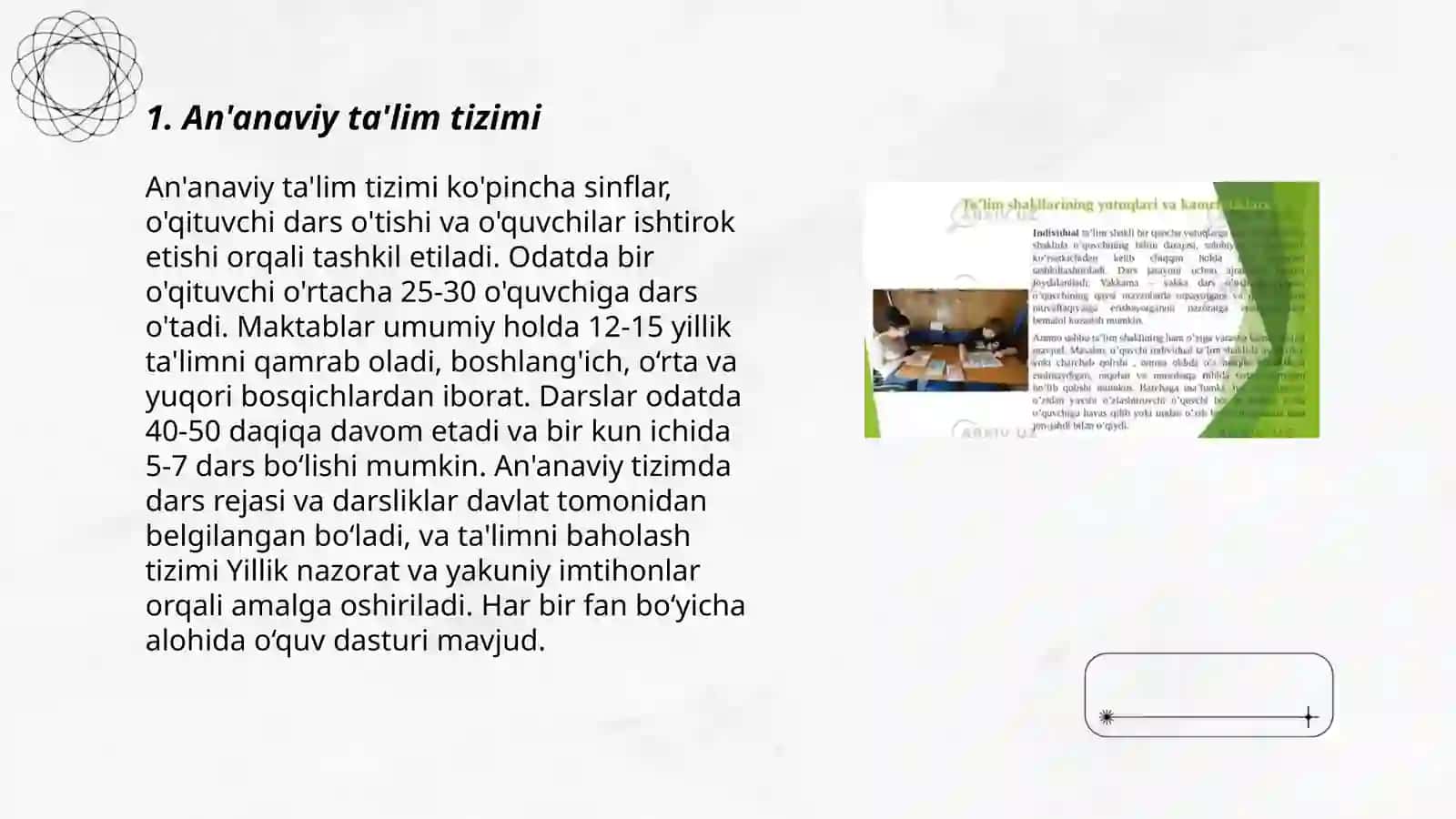 An'anaviy ta'lim tizimi 3