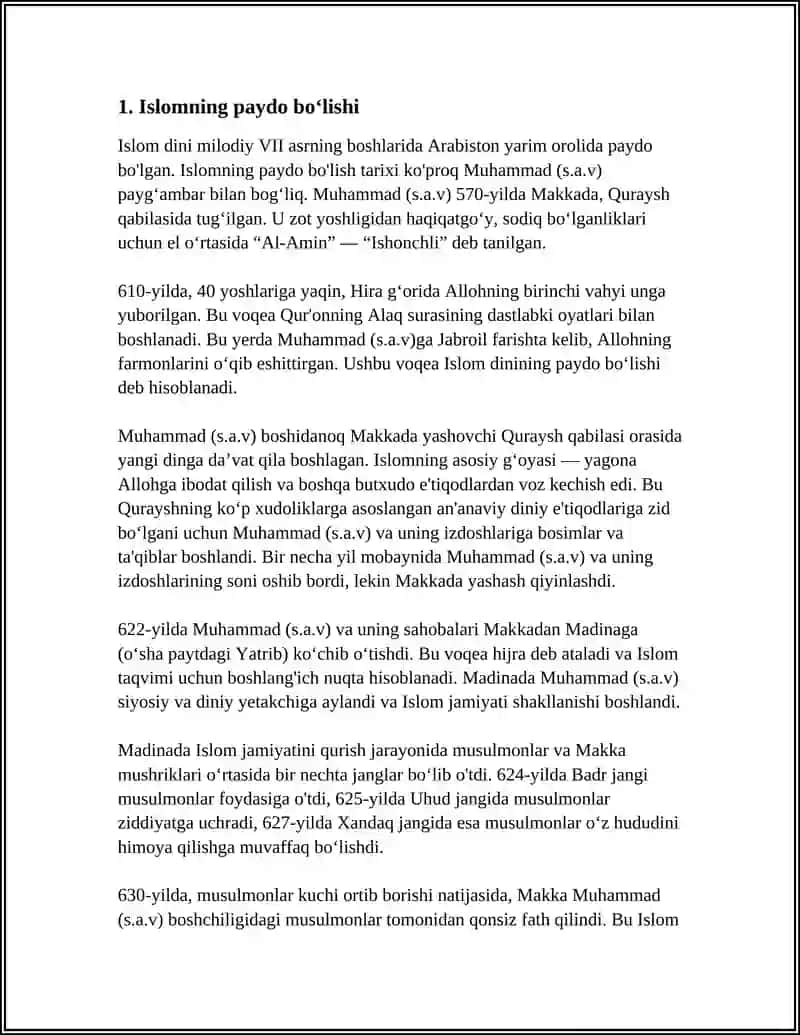 ISLAMIC STUDIES 3