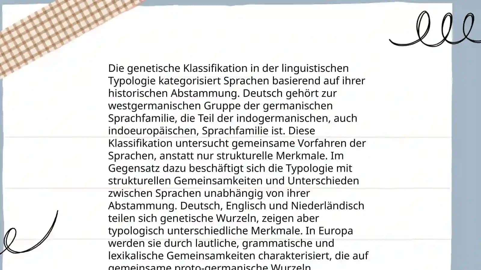 Genetische und geneologische Typologie 3