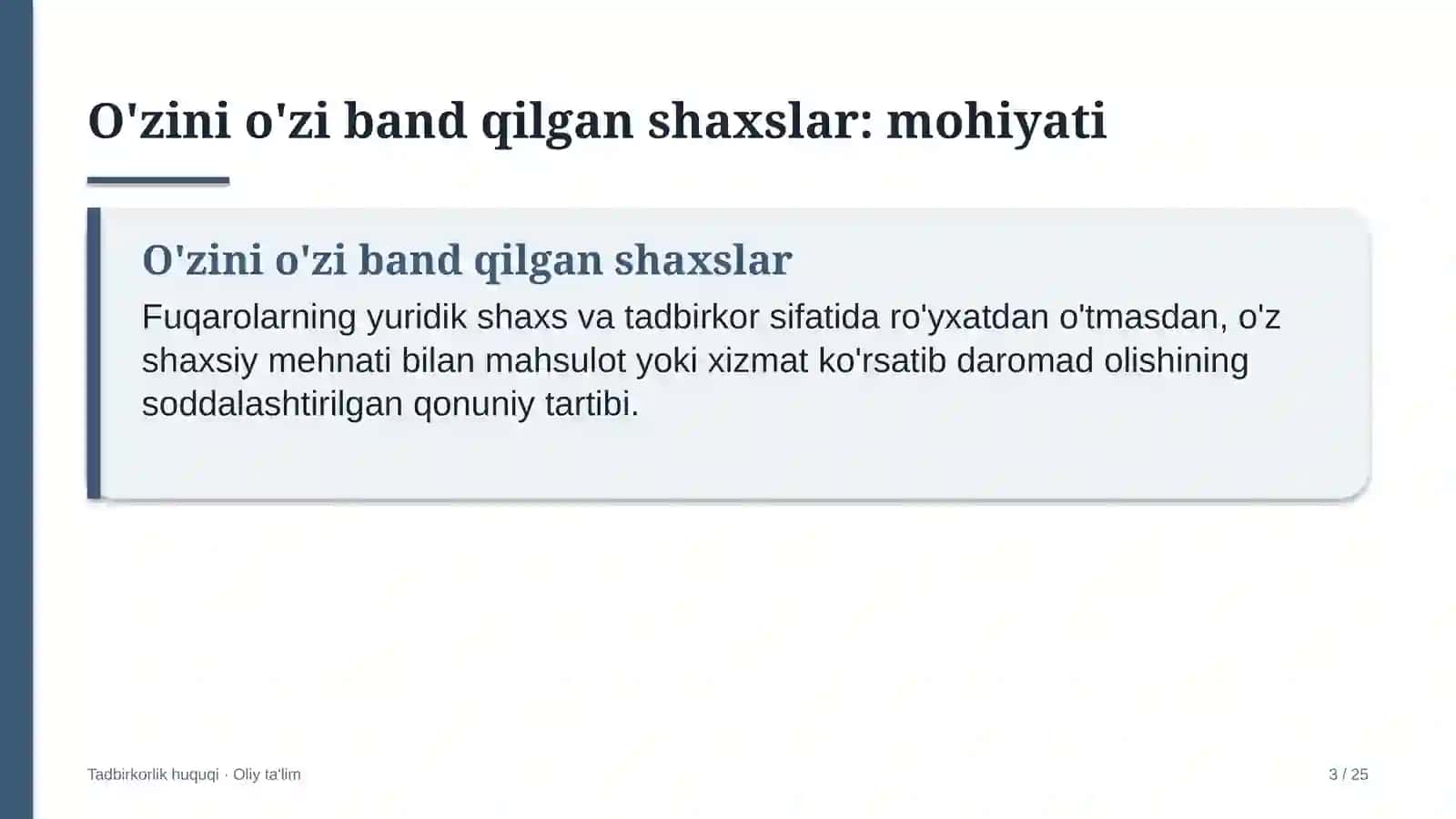 G'allachilikda o'zini o'zi band qilgan shaxslar faoliyati 3