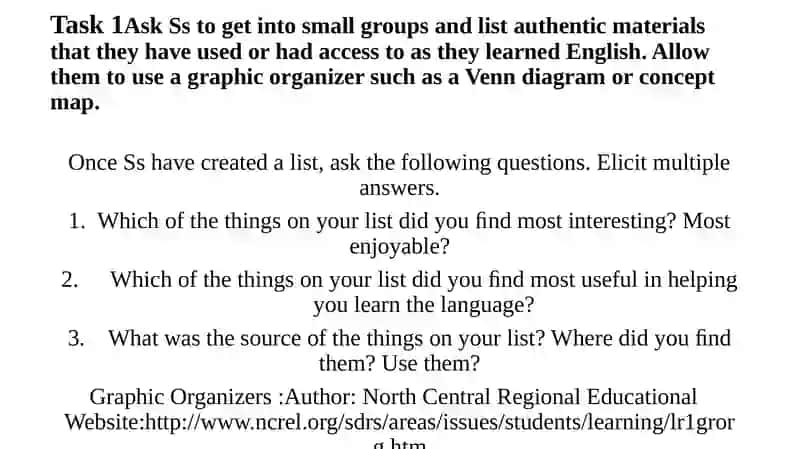 Authentic Materials in EFL Classes 3