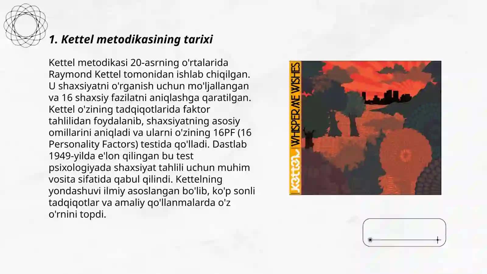 Kettel metodikasi 3