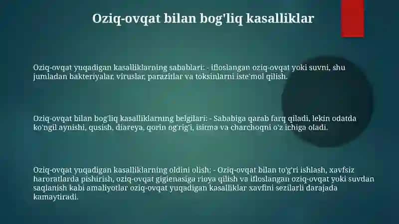 Ovqatlanish Gigiyenasidan 3