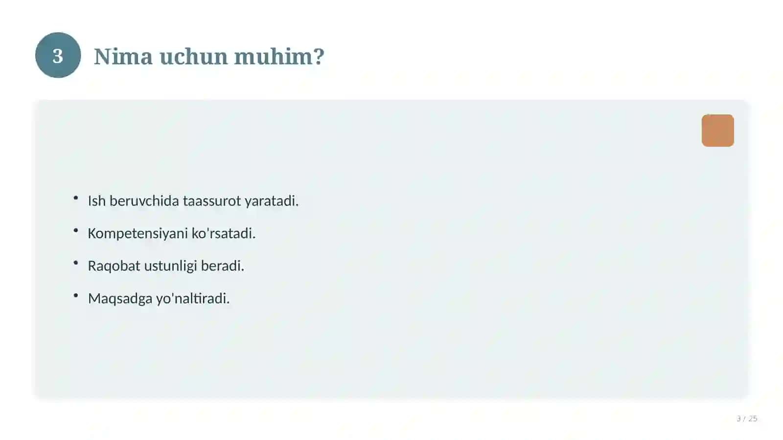 Kafe / restoran ochish biznes rejasi 3