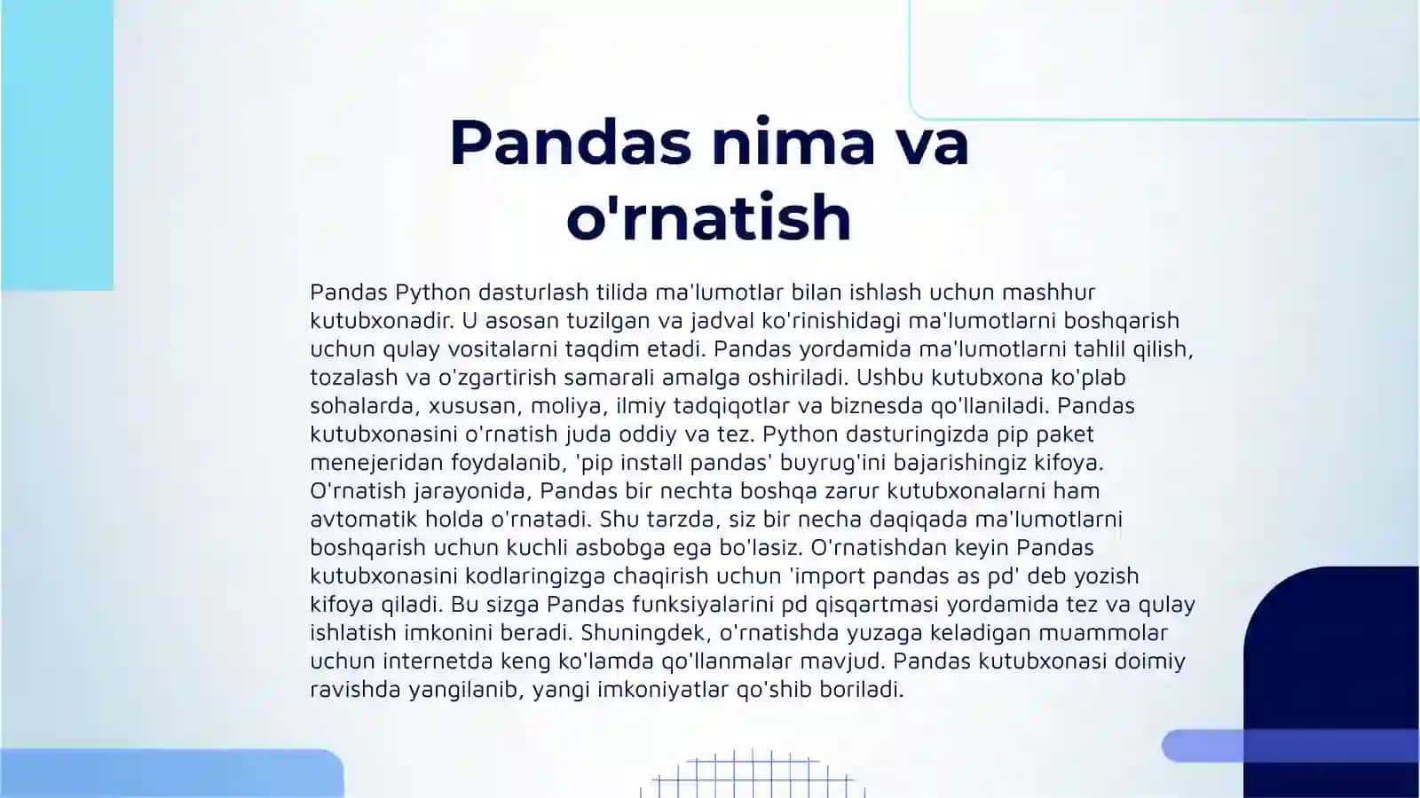 PYTHONʼDA PANDAS 3