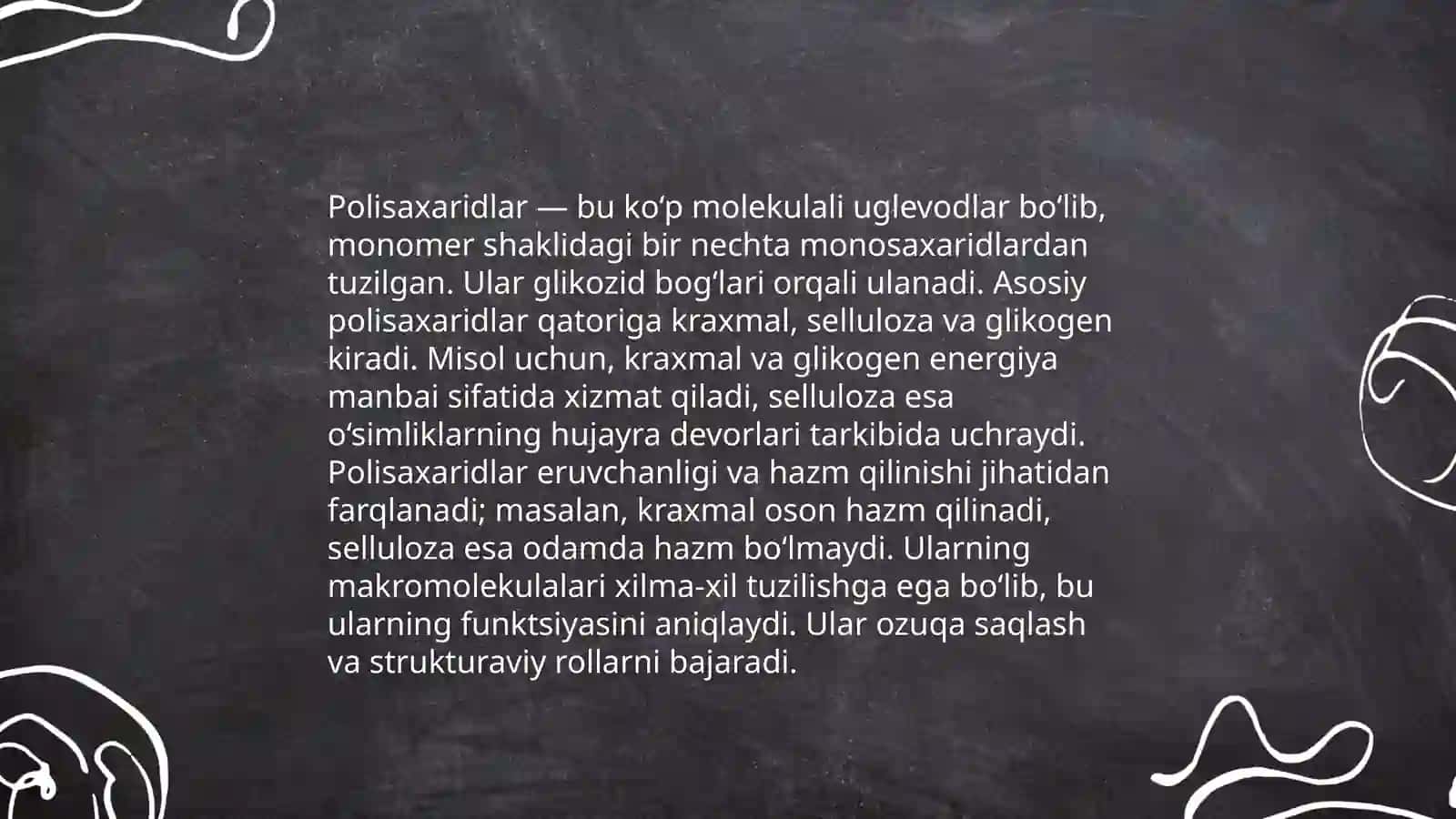 Polisaxaridlar 3