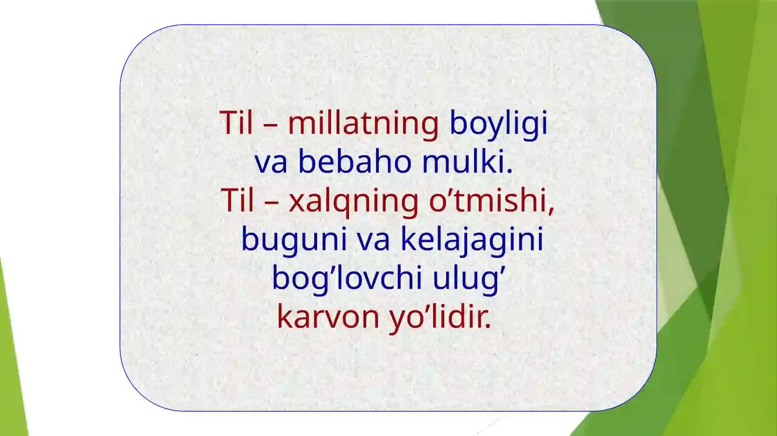 Til-millat ruhiyati va manaviyati ko‘zgusi 3