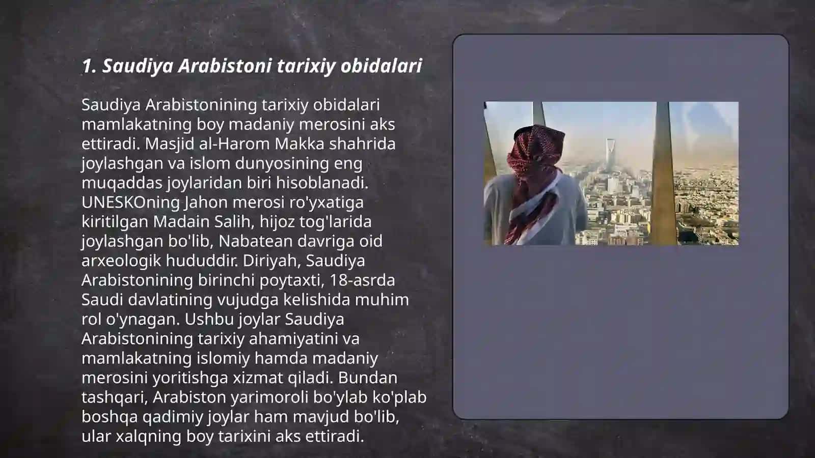 Saudiya Arabiston davlatning turizmi 3