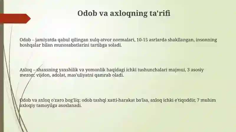 Odob va Axloq 3