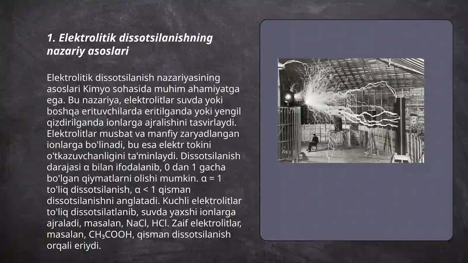 Elektrolitik dissotsilanish 3