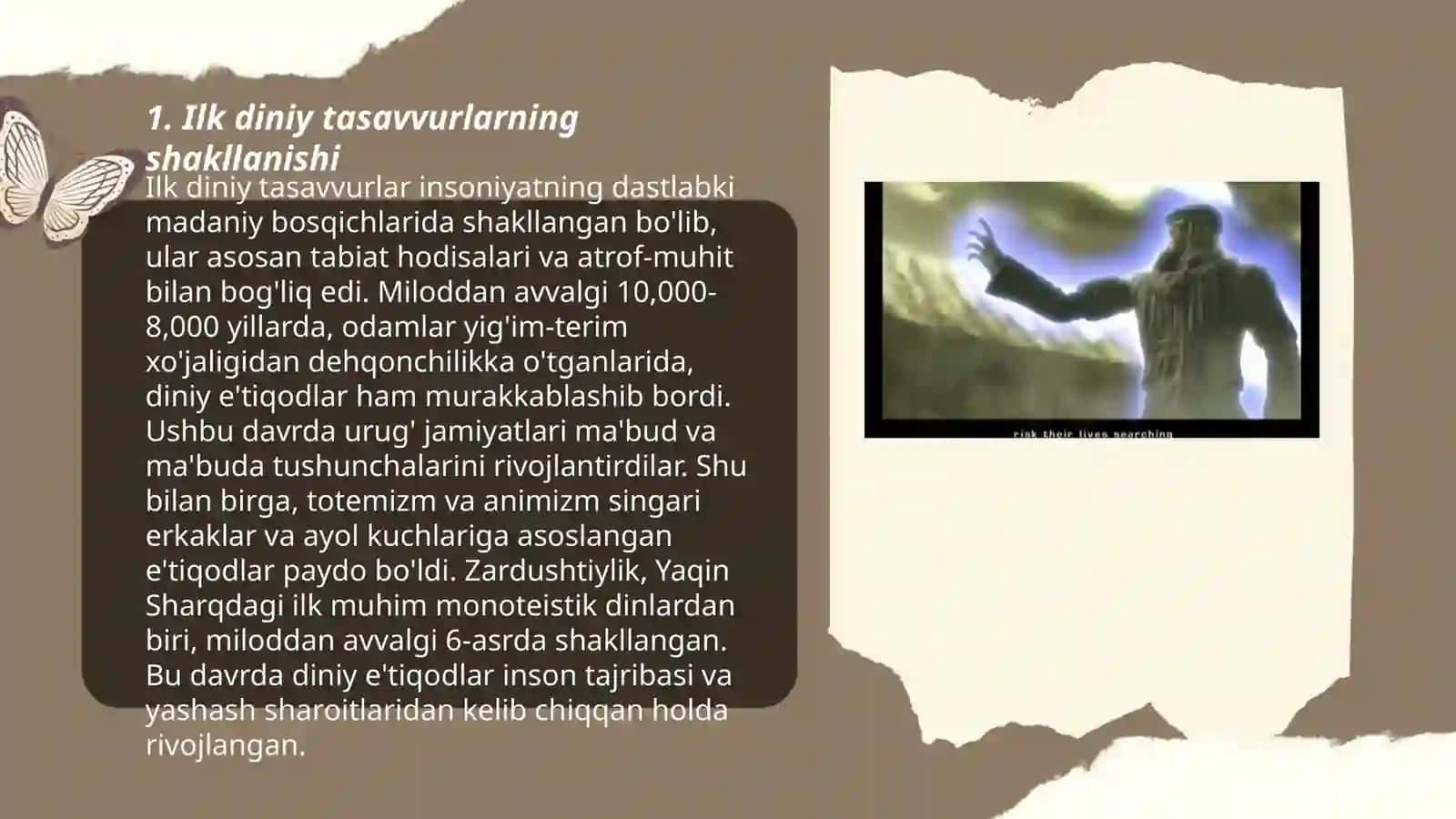 Ilk diniy tasavvurlar 3