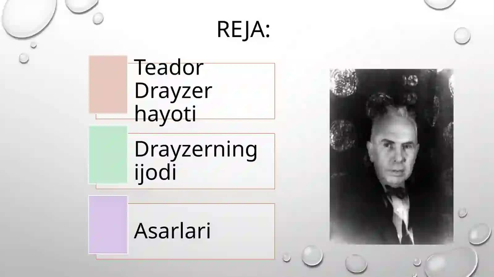 Teador Drayzer ijodi 3