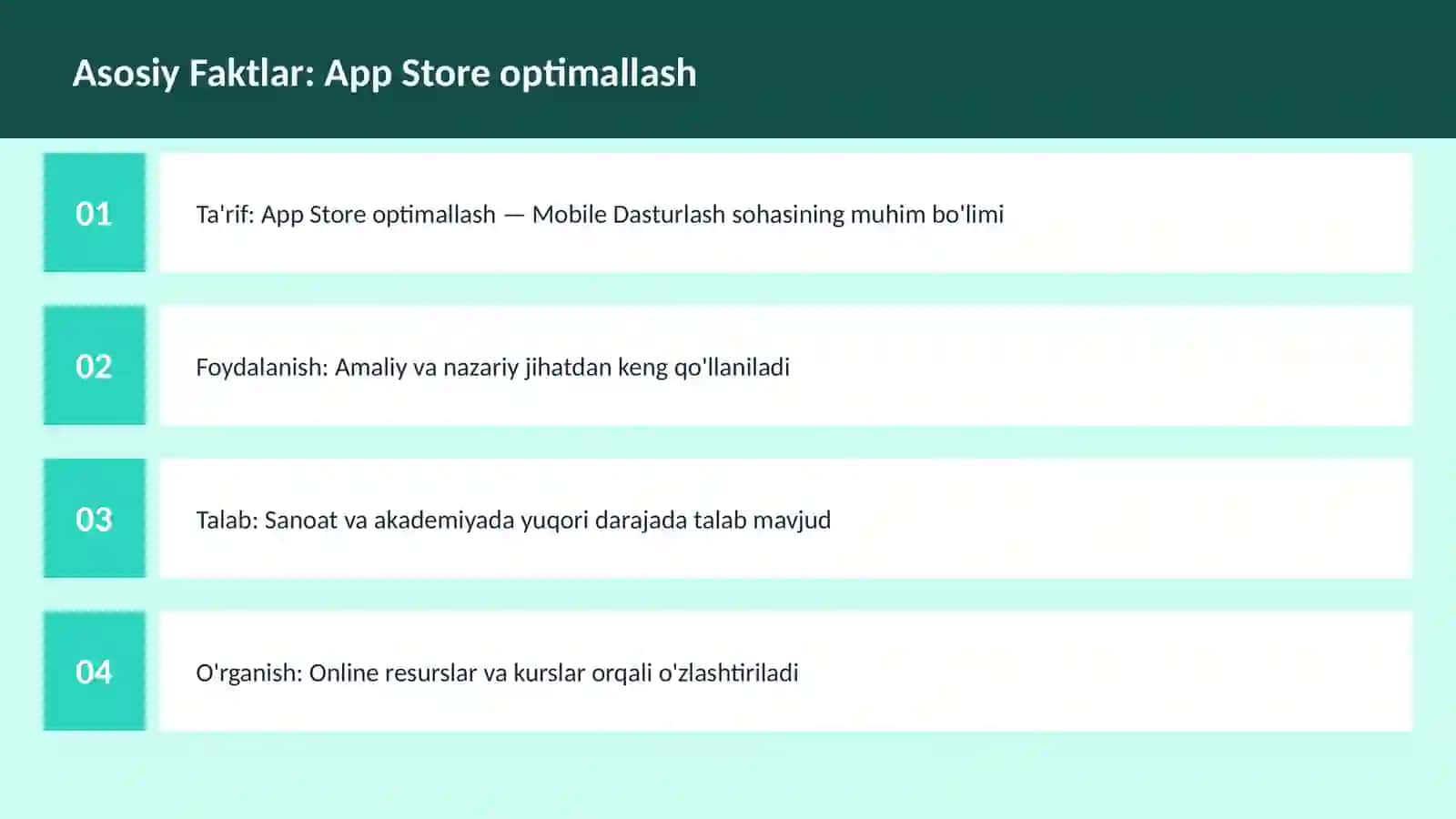 App Store optimallash 3