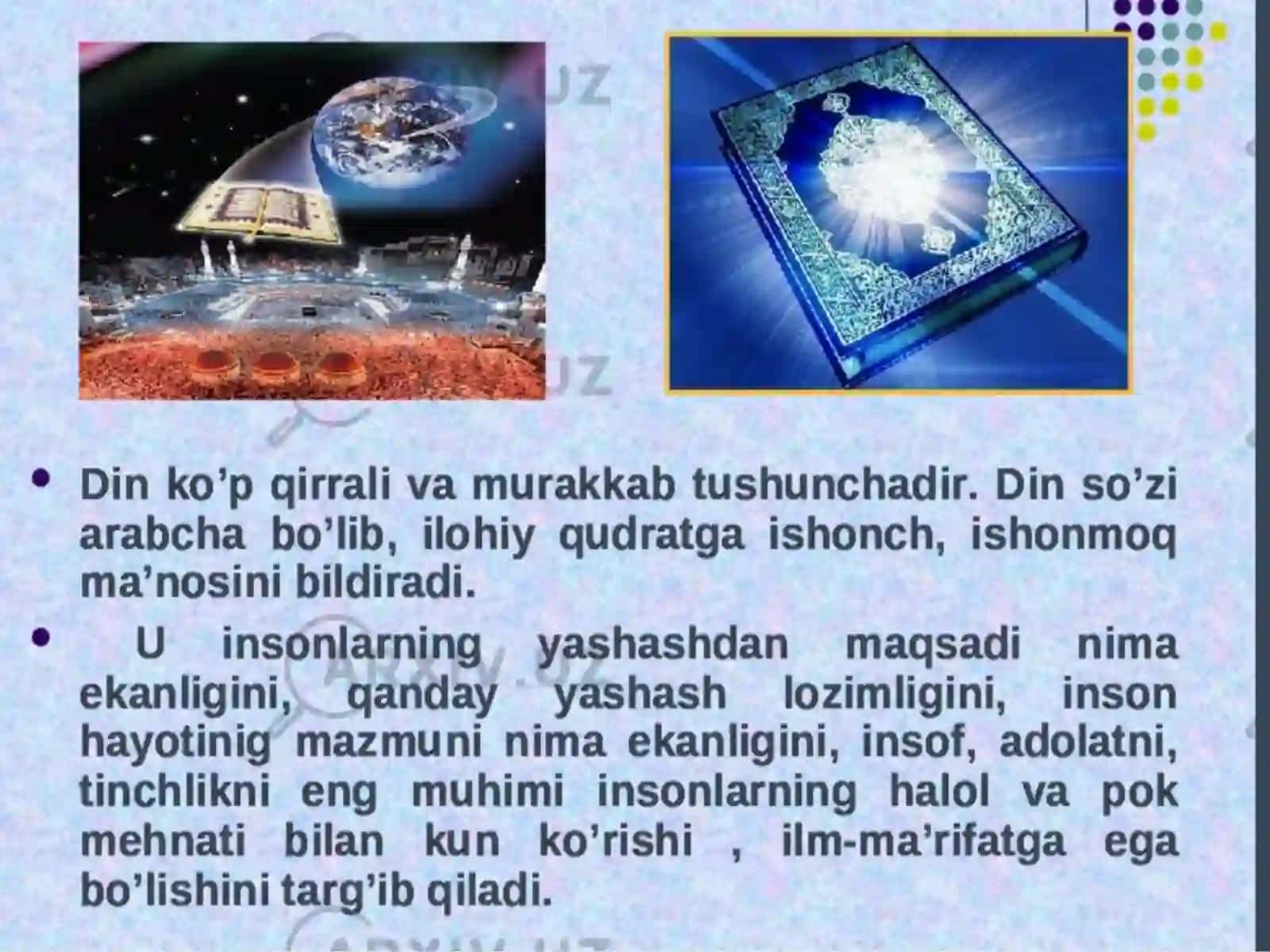 Diniy vahurfikrlilik 3