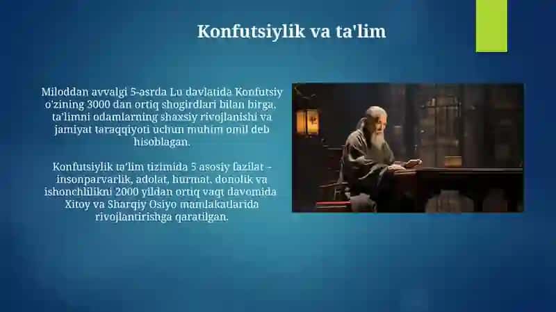 Konfutsiy ta'limoti 3
