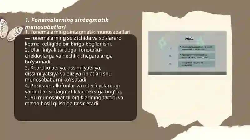 Til birliklarining oʻzaro munosabati 3