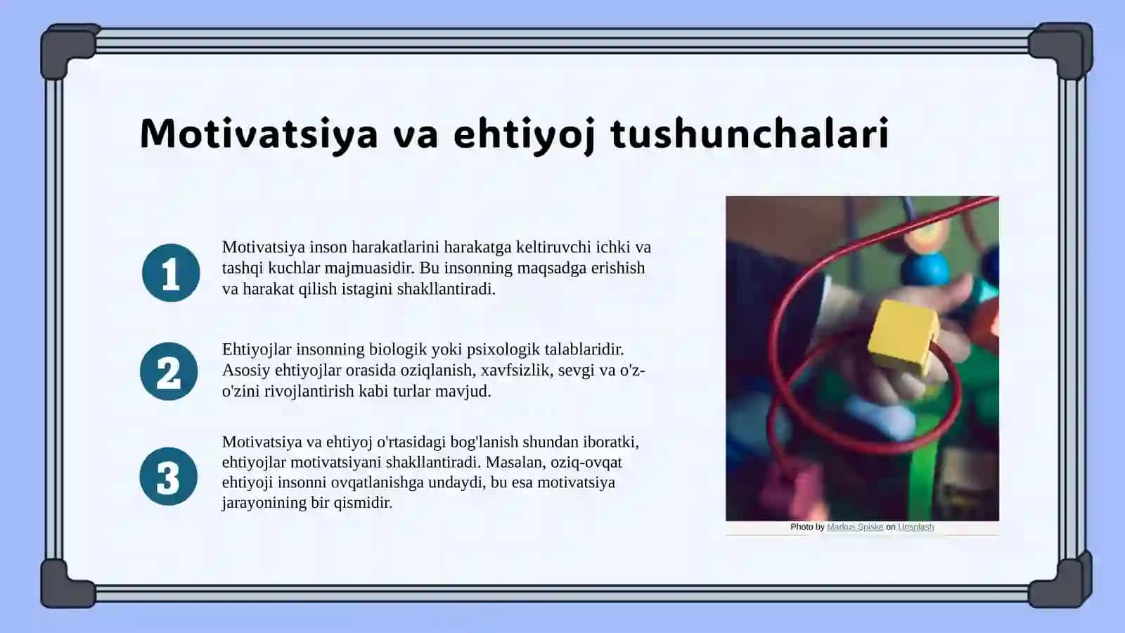 Motivatsiya  va  ehtiyoj 3