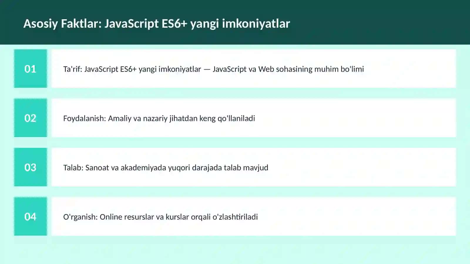 DASTURLASH | JAVASCRIPT VA WEB 3