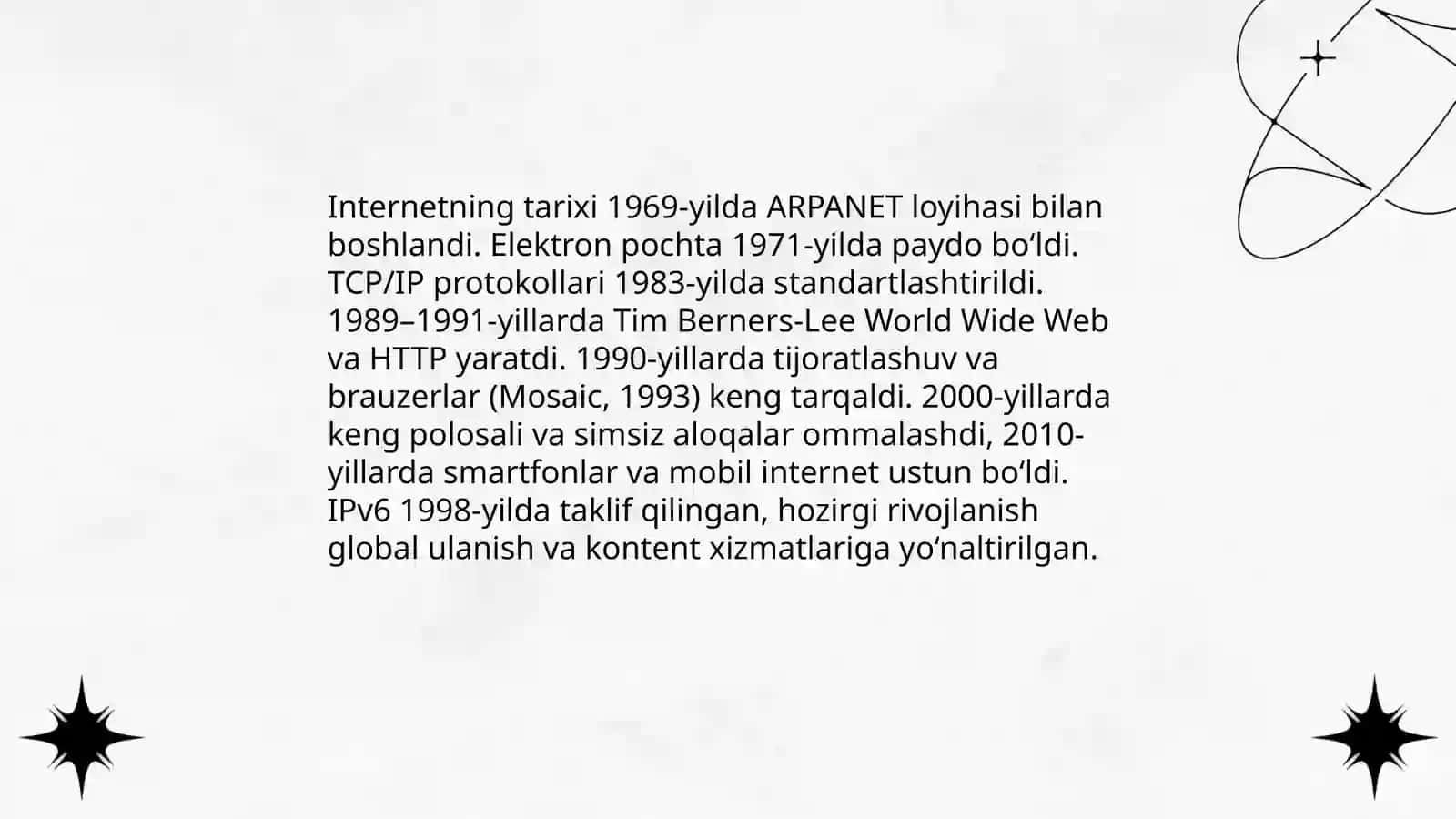 Internet global tarmoqlari 3