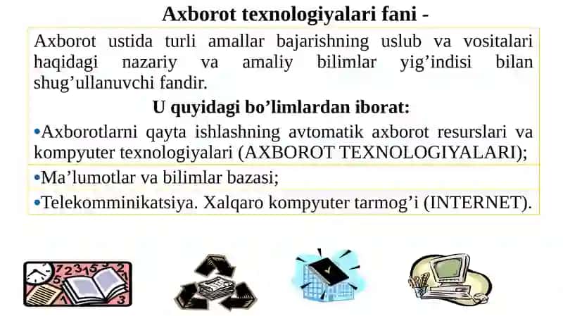 Axborot texnologiyalari 3