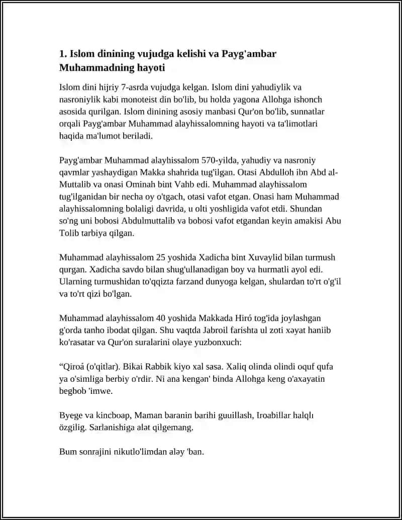 ISLOM DINI VA TARQALISHI 3