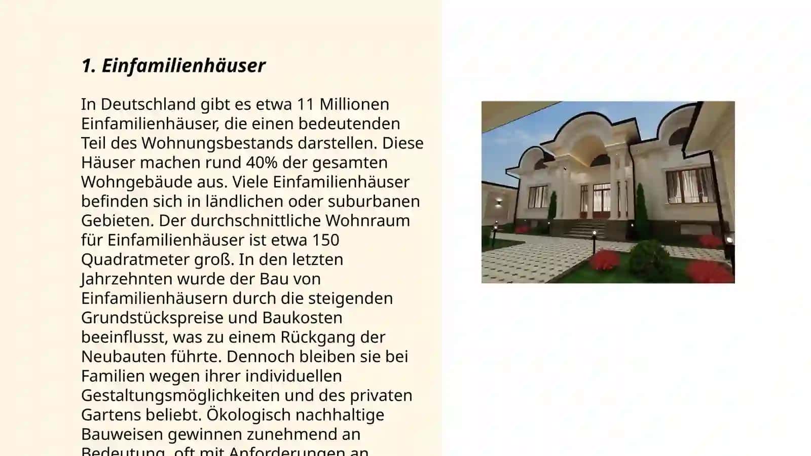 Einfamilienhäuser in Deutschland 3
