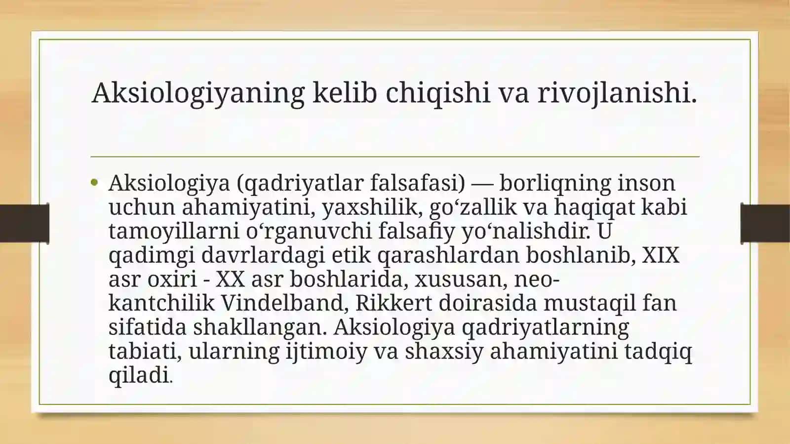 Falasafa fanidan slayd 3