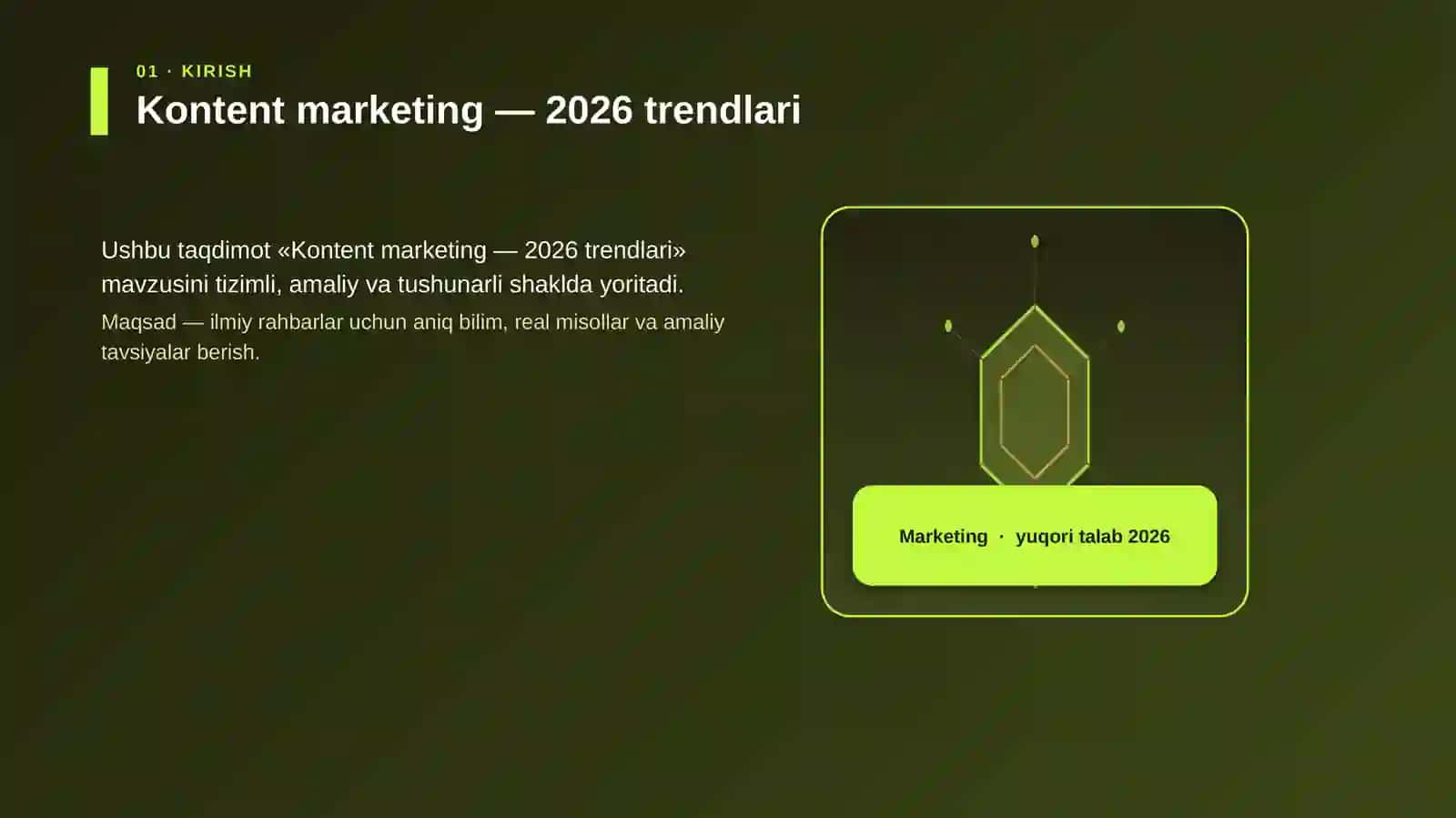 Kontent marketing — 2026 trendlari 3