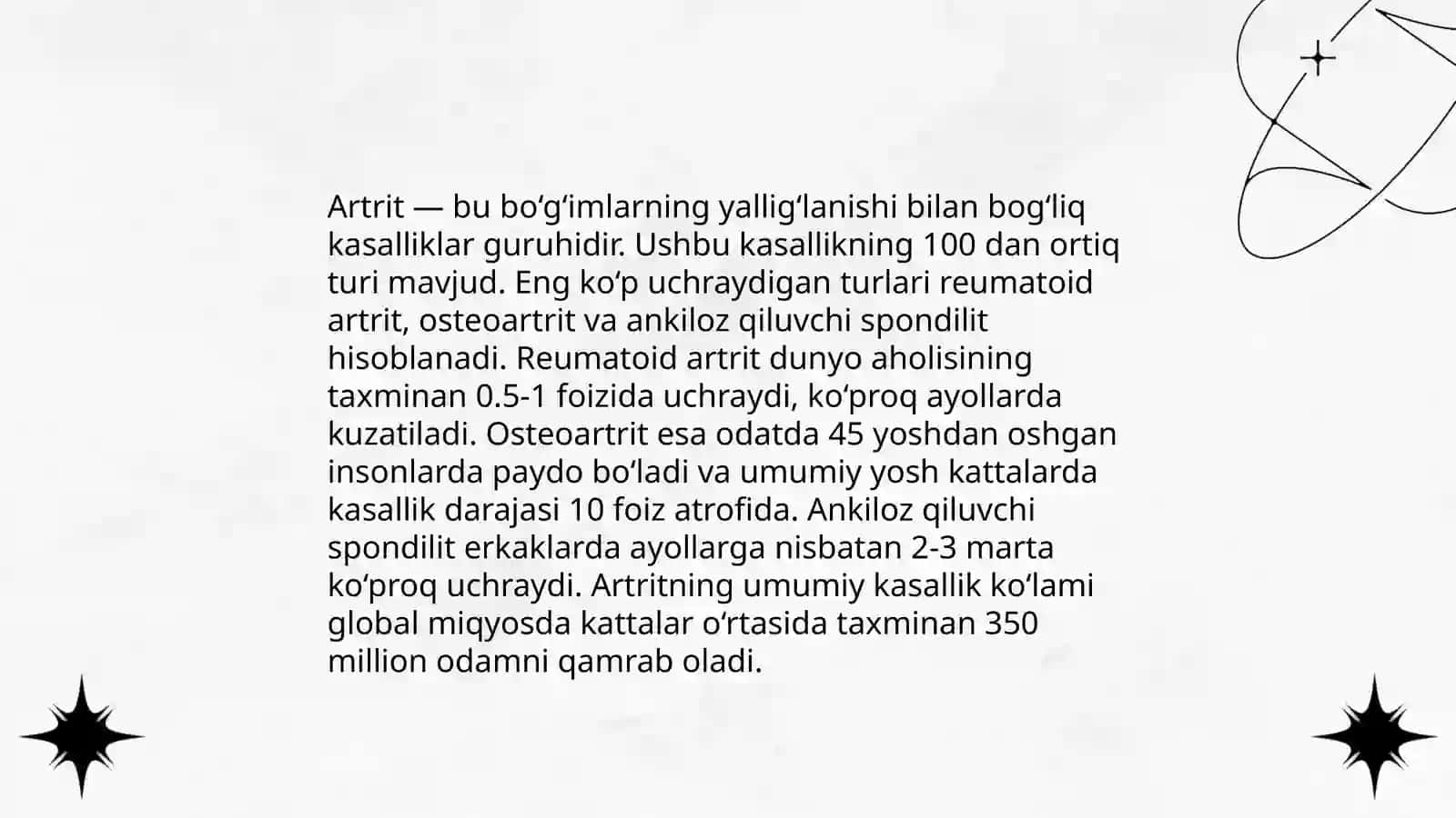 Artrit kasalligi 3