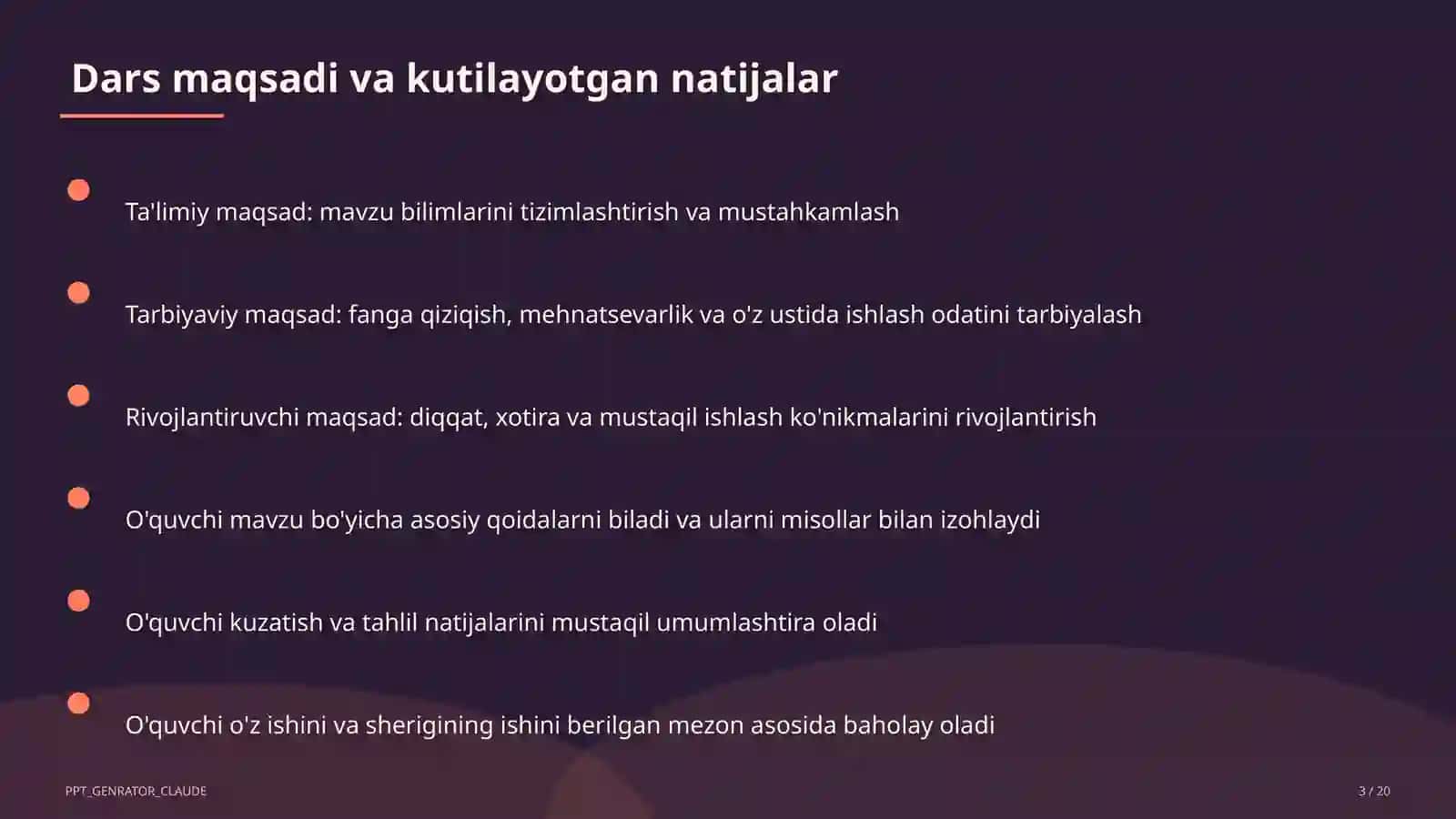 Algebra (7–11) — mustaqil o'rganish uchun 3