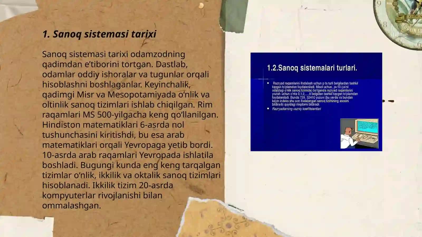 Sanoq sestimalar 3