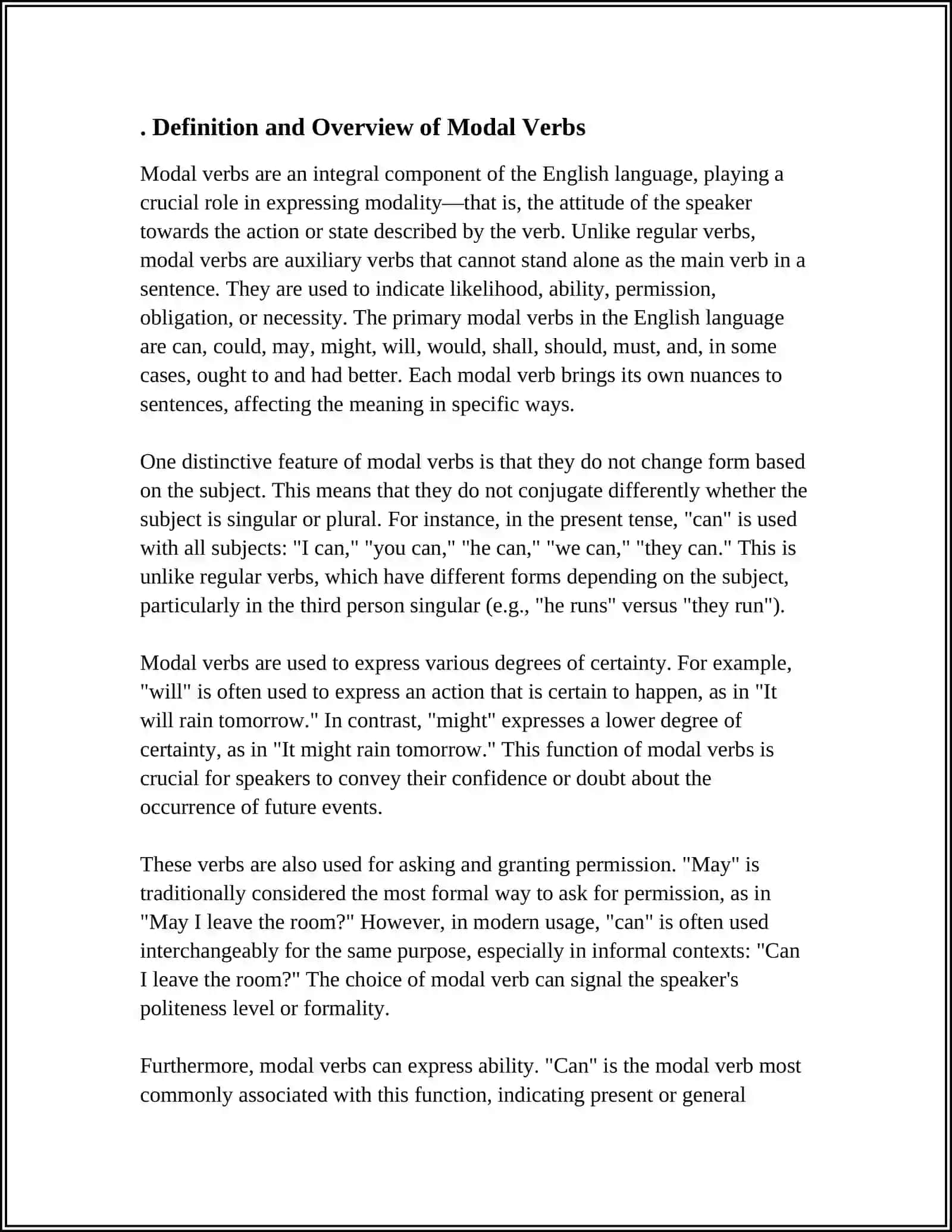 MODAL VERBS 3
