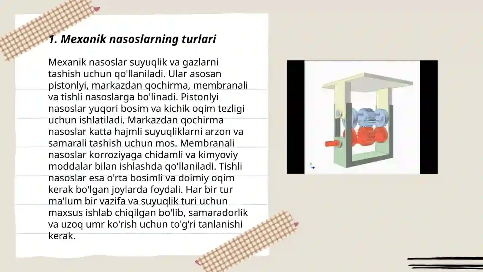 Mexanik, turbomolekulyar va diffuzion nasos 3