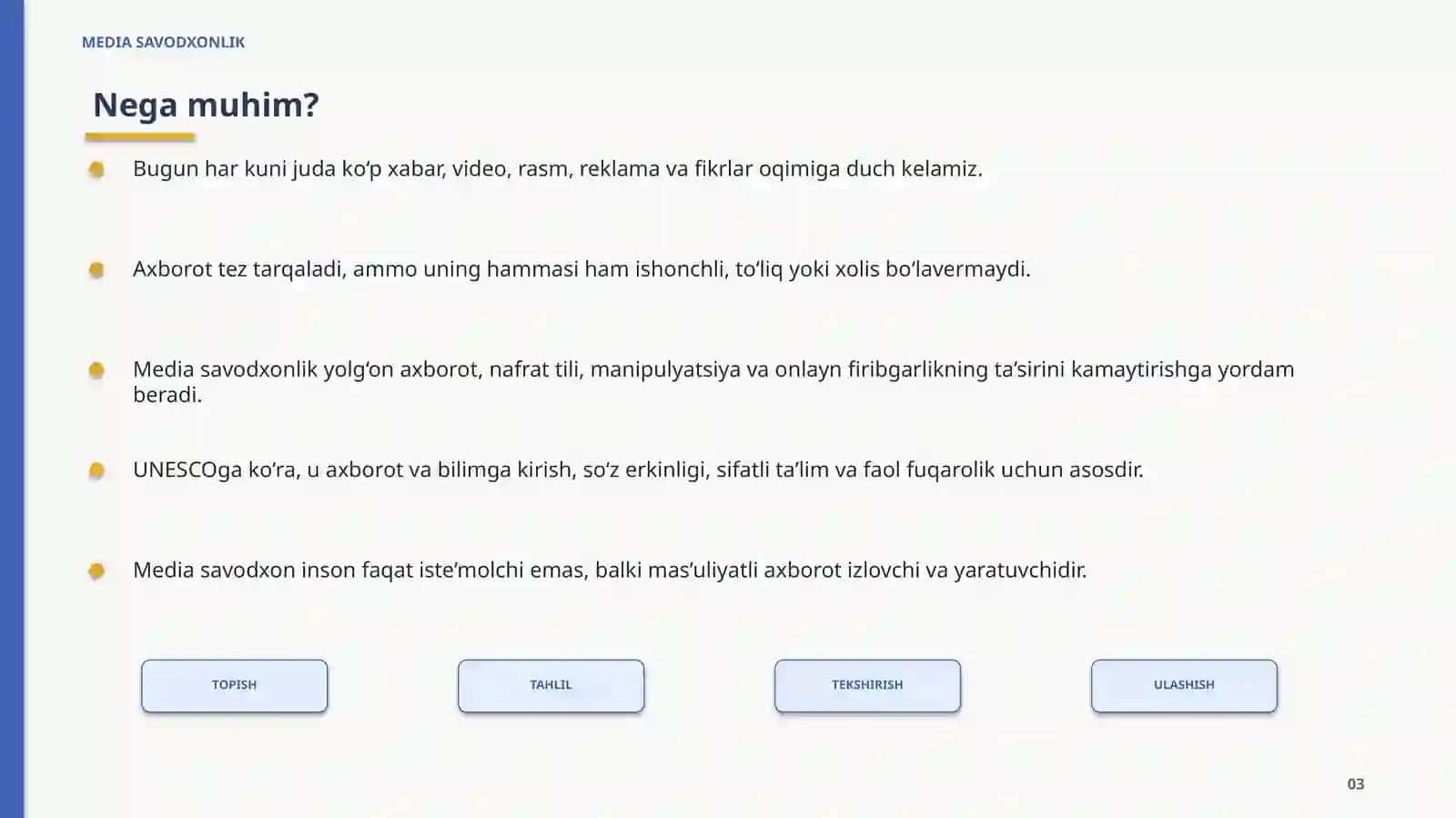 MEDIA SAVODXONLIK 3