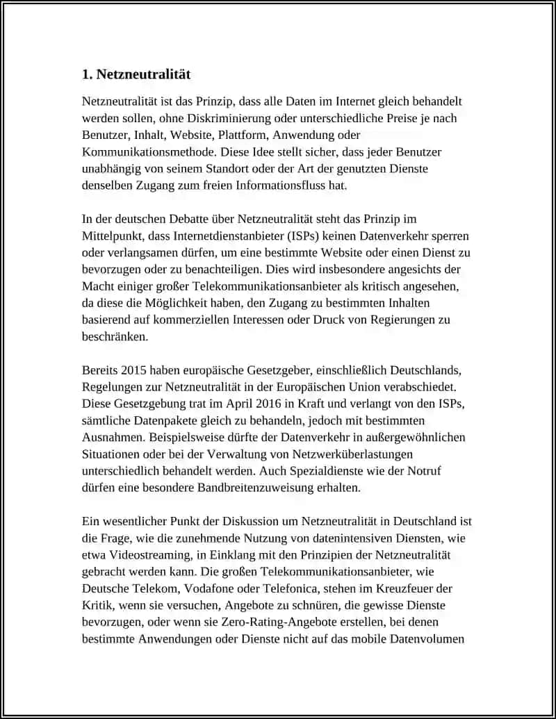 Netzneutralität 3