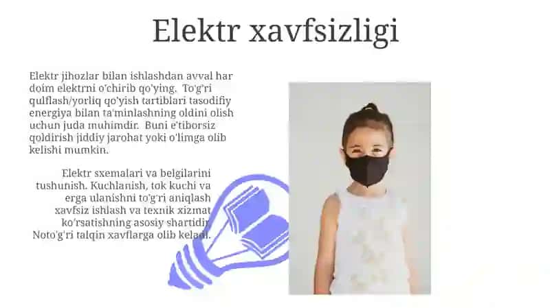 Kirish Texnika havfsizlik qoidalari 3