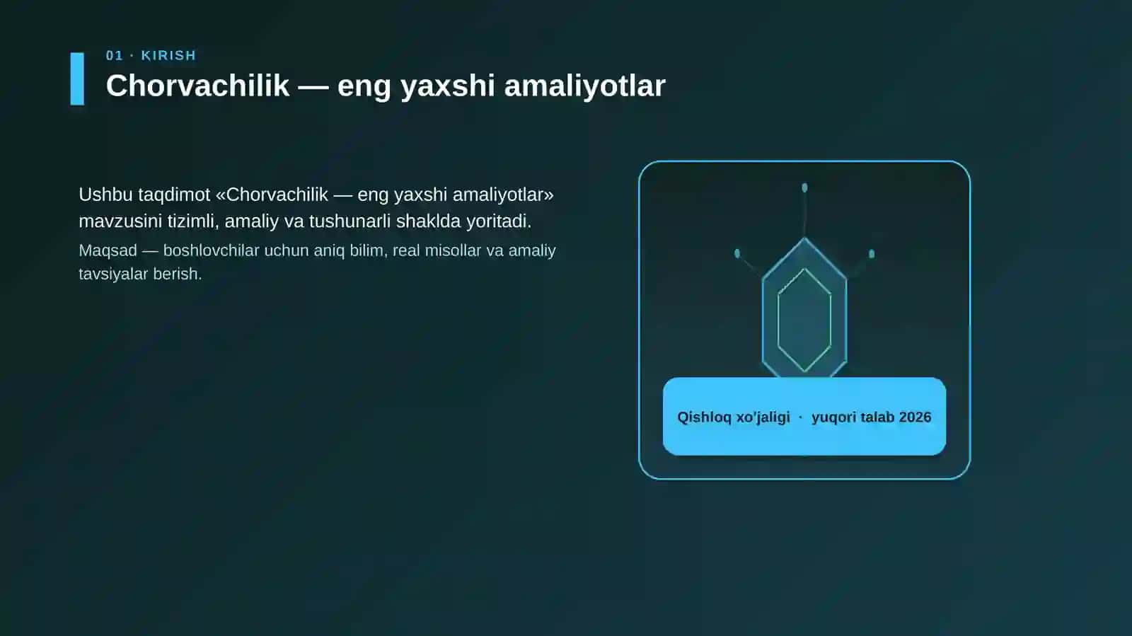 Chorvachilik — eng yaxshi amaliyotlar 3