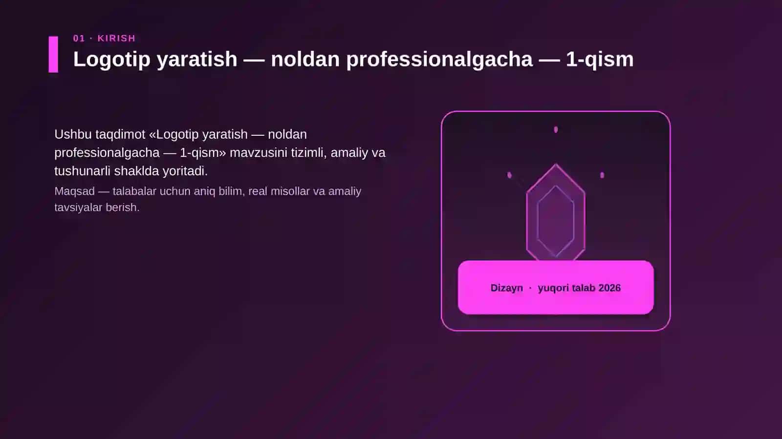 Logotip yaratish — noldan professionalgacha — 1-qism 3
